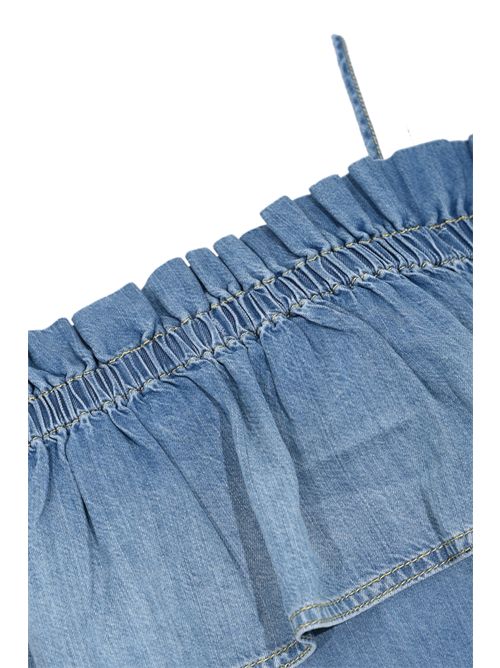 Blusa Bloch in denim di cotone PINKO | 106568 A37KPJO